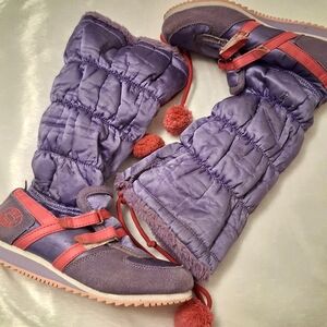 Steve Madden Purple and Pink Boots